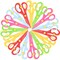 15 Pieces Preschool Training Scissors Plastic Scissors Anti-Pinch Safety Scissors for Children Art Craft Supplies(Solid Color)